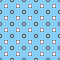 Abstract seamless square pattern design background - colored vector illustration