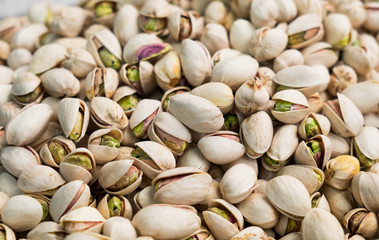 Raw pistachios sold at local city market