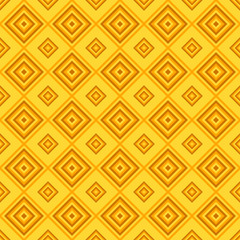 Abstract seamless square pattern background design - orange color vector graphic