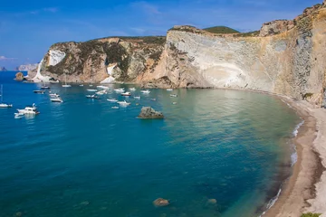 Fond de hotte en verre imprimé Côte Spiaggia Chiaia di Luna nell'isola di Ponza in Lazio
