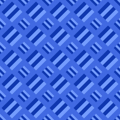 Blue abstract repeating square pattern design background - colored vector illustration