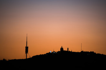 Tibidabo sunset