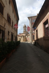 Fototapeta na wymiar San Quirico D'Orcia. Toscana Italia