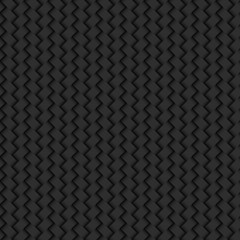 Black background abstract wicker texture seamless pattern