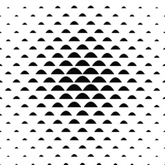 Black and white curved shape pattern background