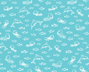 Fish. Vector drawing