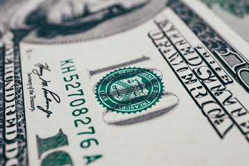 American dollar backdrop, business concept.