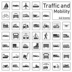 Traffic & Mobility - Iconset
