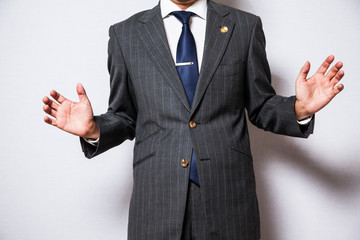 ビジネスマン　顔無し