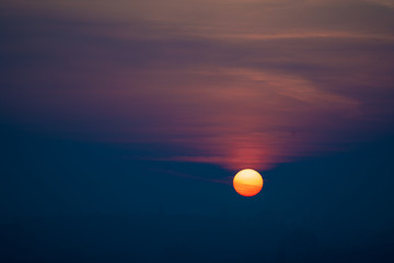 Obraz premium Sunset sky background