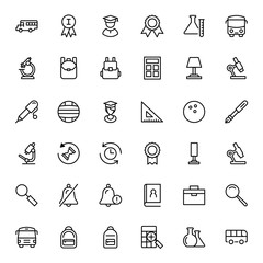 Fototapeta premium Flat icon set