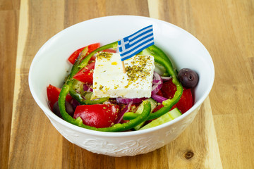 Tradtitional Greek salad