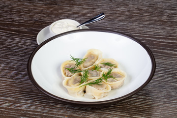 Delicious homemade dumplings