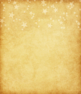  Old  paper with stars.