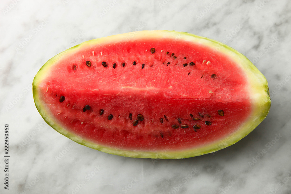 Wall mural slice of fresh watermelon