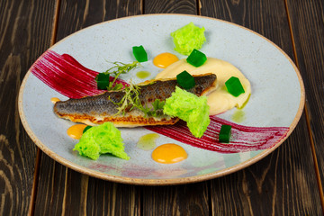 Seabass fish fillet