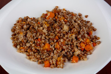 Buckwheat with vegetables