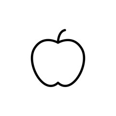 an Apple icon. Element of autumn icon for mobile concept and web apps. Thin line an Apple icon can be used for web and mobile