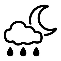Wetter Icon - Regen