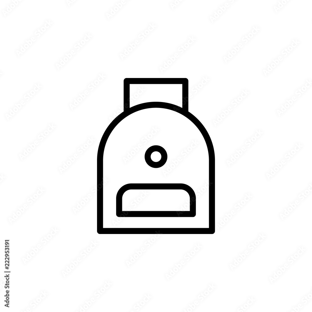Poster portfolio icon. element of autumn icon for mobile concept and web apps. thin line portfolio icon can