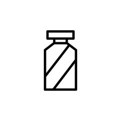 flask icon. Element of autumn icon for mobile concept and web apps. Thin line flask icon can be used for web and mobile