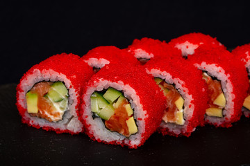 Japanese roll with avocado