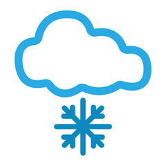 Wetter Icon - Schneefall