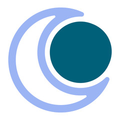 Wetter Icon - zunehmender Mond