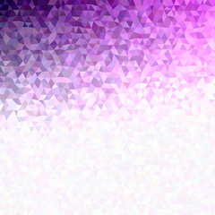Purple abstract geometric irregular regular triangle background - vector illustration