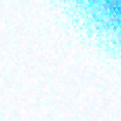 Abstract geometric chaotic regular triangle background - vector illustration