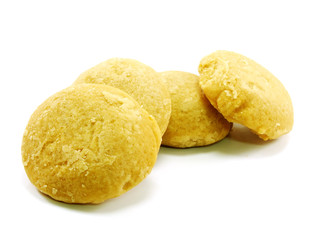 thai organic coconut palm isolated on white background