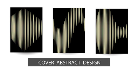 Abstract minimal wavy background. Geometric pattern with trendy gradient texture. For printing on covers, banners, sales, flyers. Modern design. Vector. EPS10