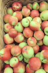 Apples at a market