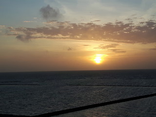 Fototapeta na wymiar Sonnenuntergang an der Nordsee 18