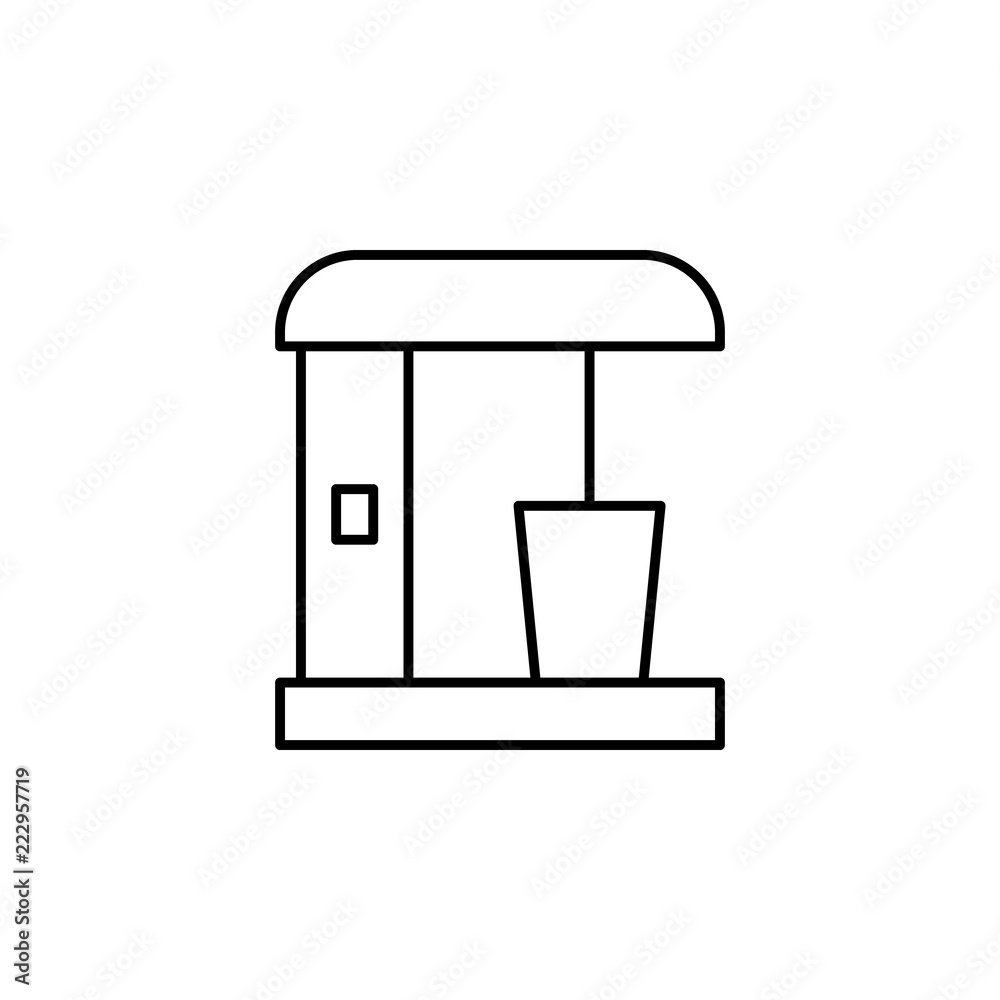 Poster mixer icon. element of internet related icon for mobile concept and web apps. thin line mixer icon c