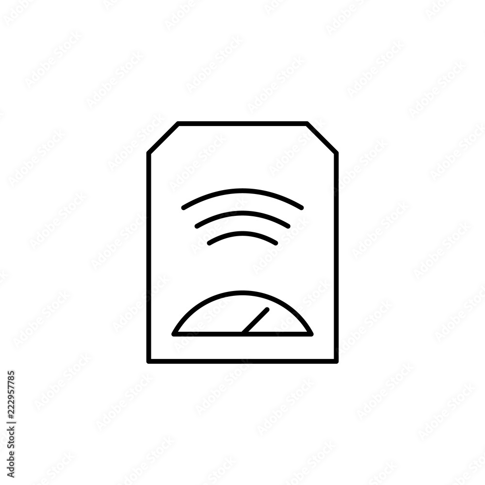 Poster heater icon. element of internet related icon for mobile concept and web apps. thin line heater icon