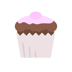 Cupcake. flat icon