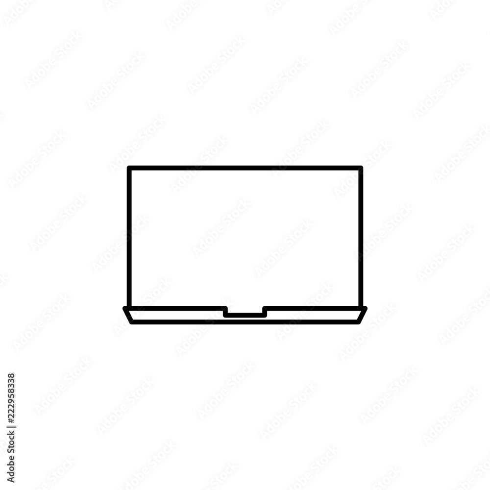 Poster notebook icon. element of internet related icon for mobile concept and web apps. thin line notebook 