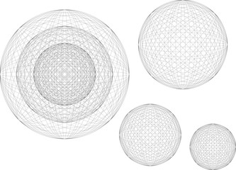 this is a Circles, 
lined pattern of circles