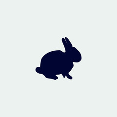 rabbit icon, vector illustration. flat icon