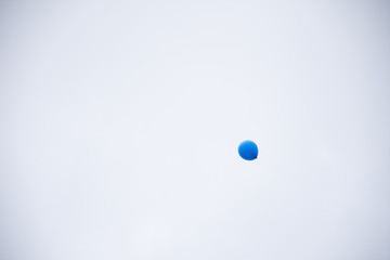 blue baloon