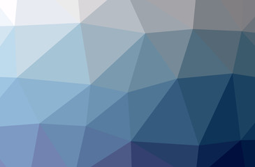 Obraz premium Illustration of blue abstract polygonal modern multicolor background.