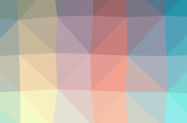 Fototapeta premium Illustration of blue low poly modern multicolor background.