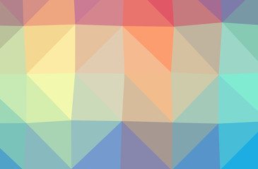 Illustration of blue abstract polygonal nice multicolor background.