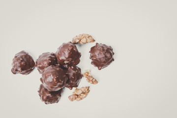 a variety of delicious chocolates