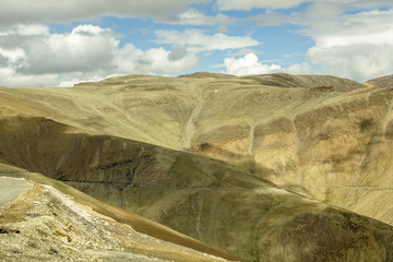 high desert mountains without vegetation