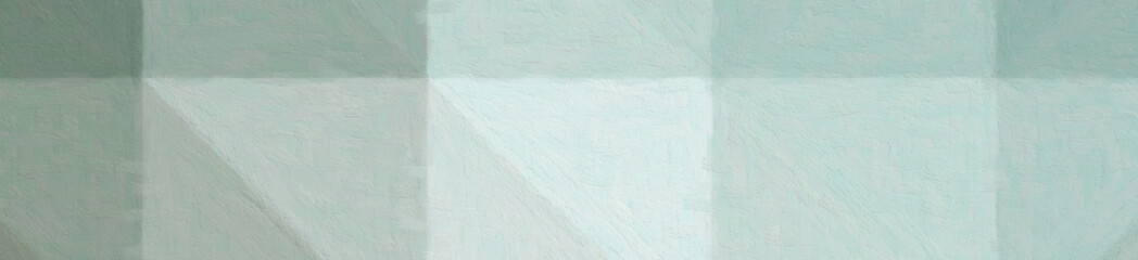 Brown, grey and green  Impasto with soft brush in banner shape background illustration.