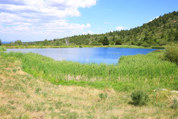 Moose Pond in Flaming Gorge National Recreation Area, Utah and Wyoming, USA
