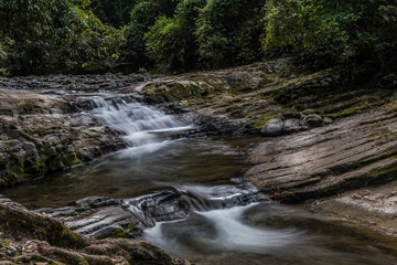 Cascading Water in the River