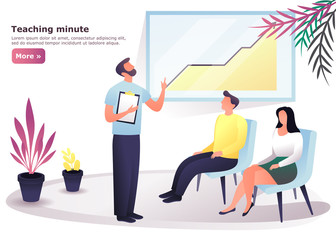 People at seminar or conference, training